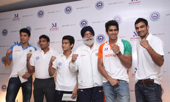 IABF & Percept India felicitates the Pugilists representing India in the London Olympics 2012